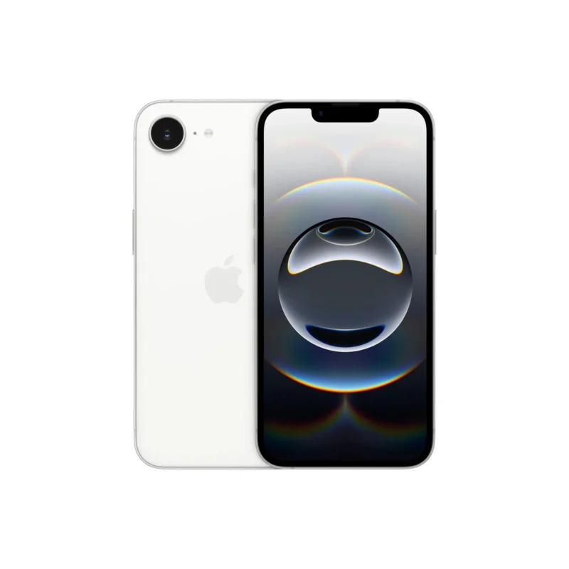 iPhone 16e 128 GB Fehér (használt, 6 hónap jótállás)