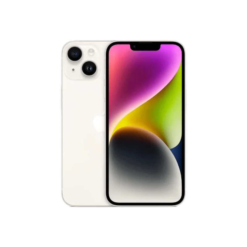 Apple iPhone 14 128 GB Fehér 100% Akku (használt, 12 hónap jótállás)